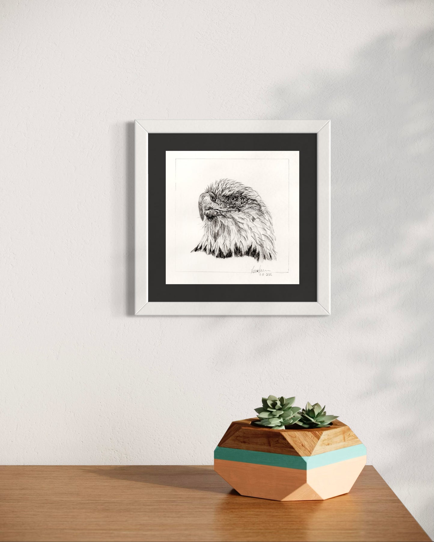 Bald Eagle Fineliner Sketch