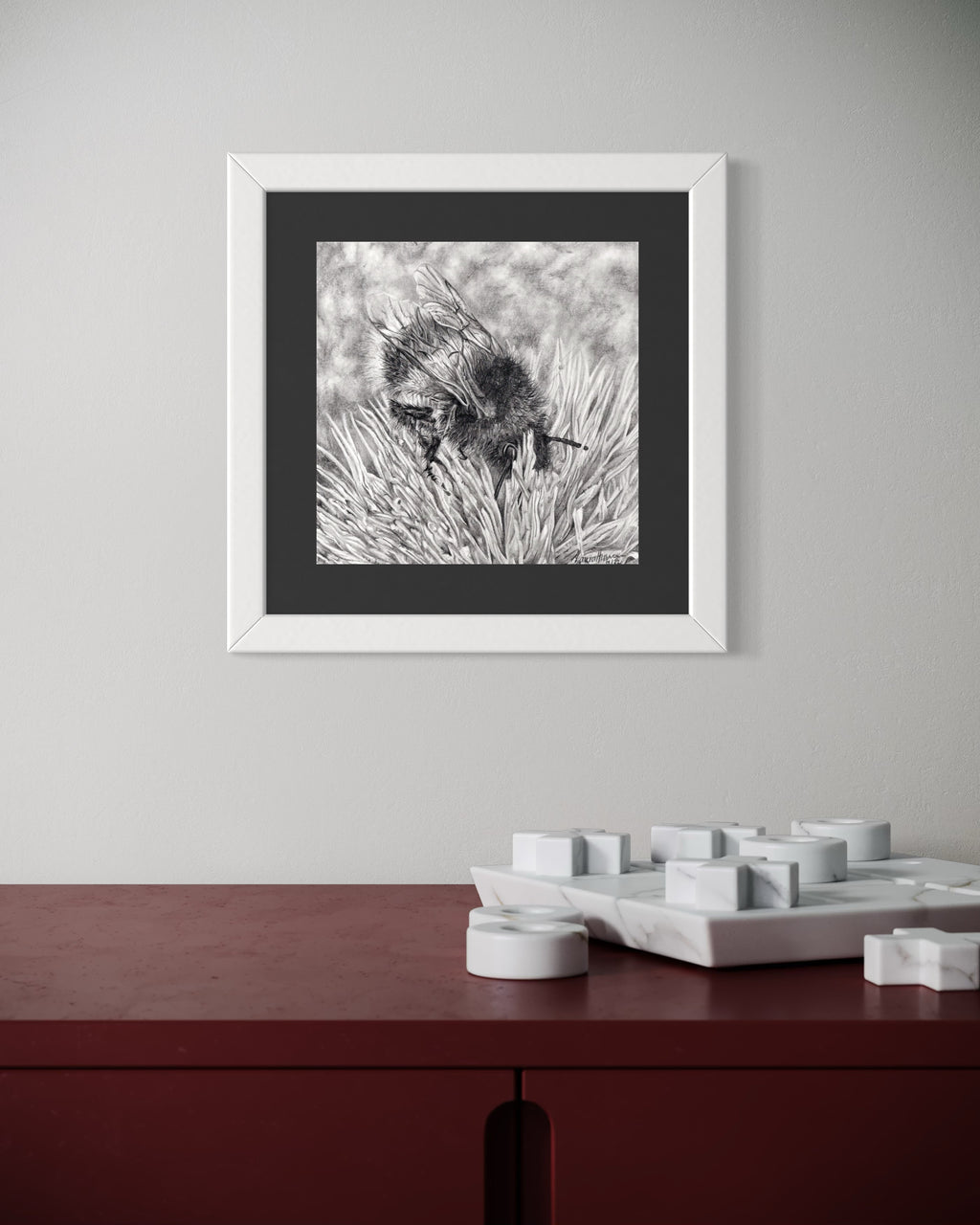 Bumble-Bee Graphite Pencil Drawing