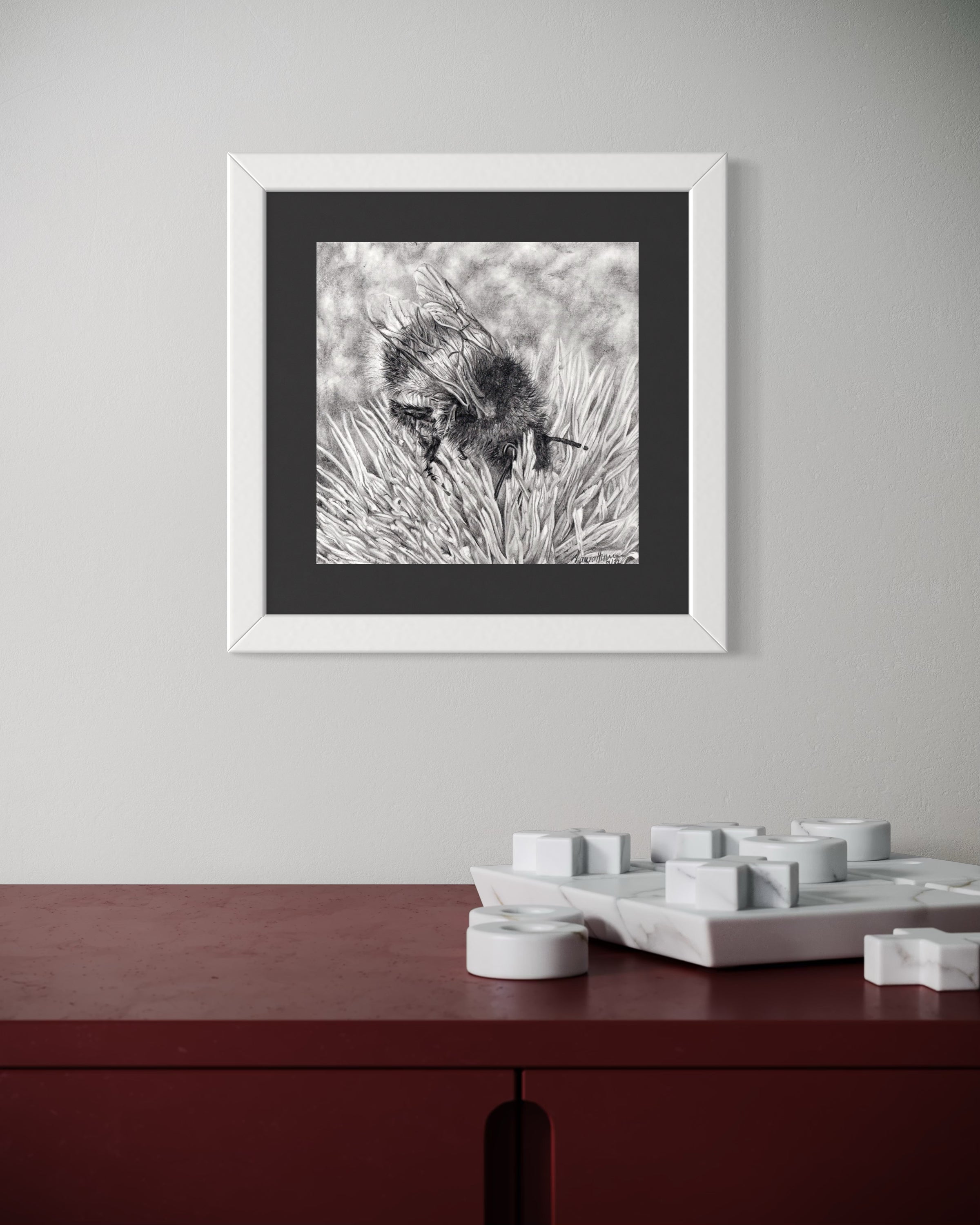 Bumble-Bee Graphite Pencil Drawing