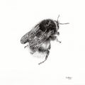 Bumble-Bee Finerliner pen drawing (1/3)